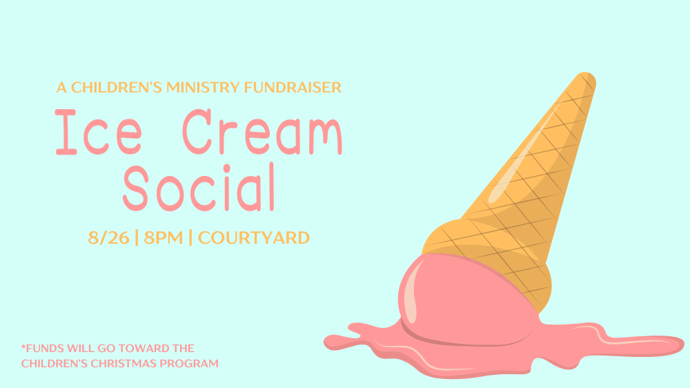 Children's Ministry Ice Cream Social