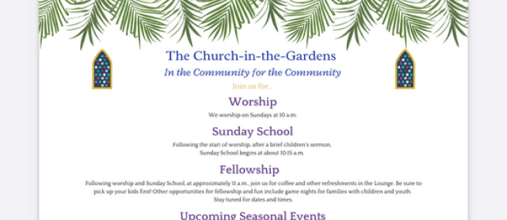 Lent Calendar