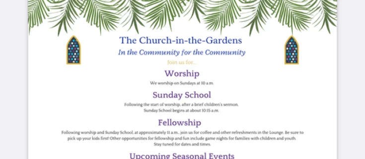 Lent Calendar