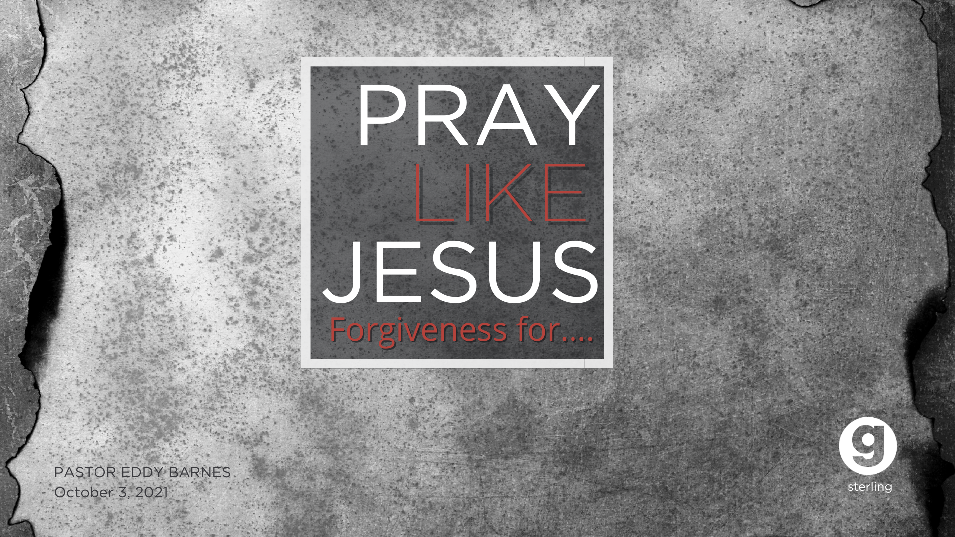 Pray Like Jesus: Forgiveness For... episode artwork