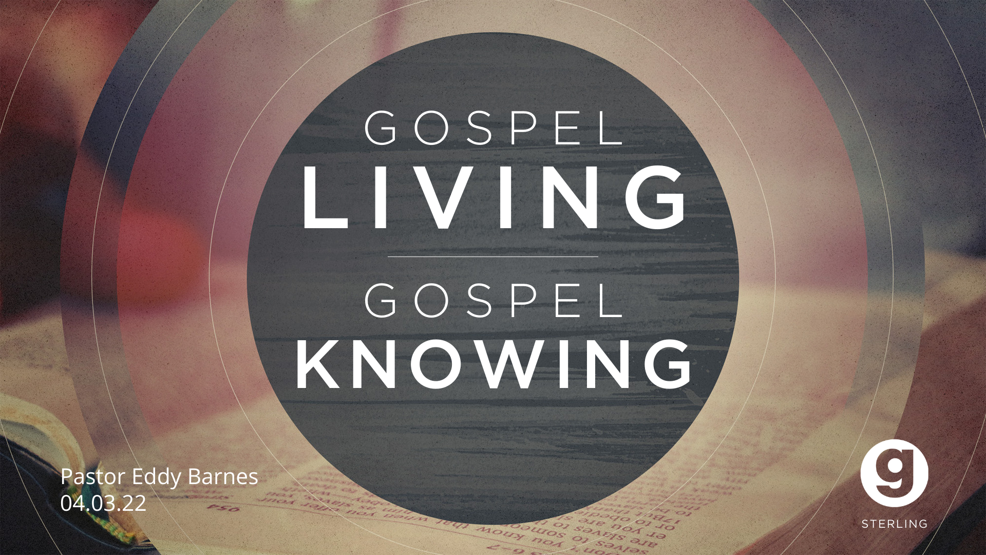 Gospel Living, Gospel Knowing episode artwork