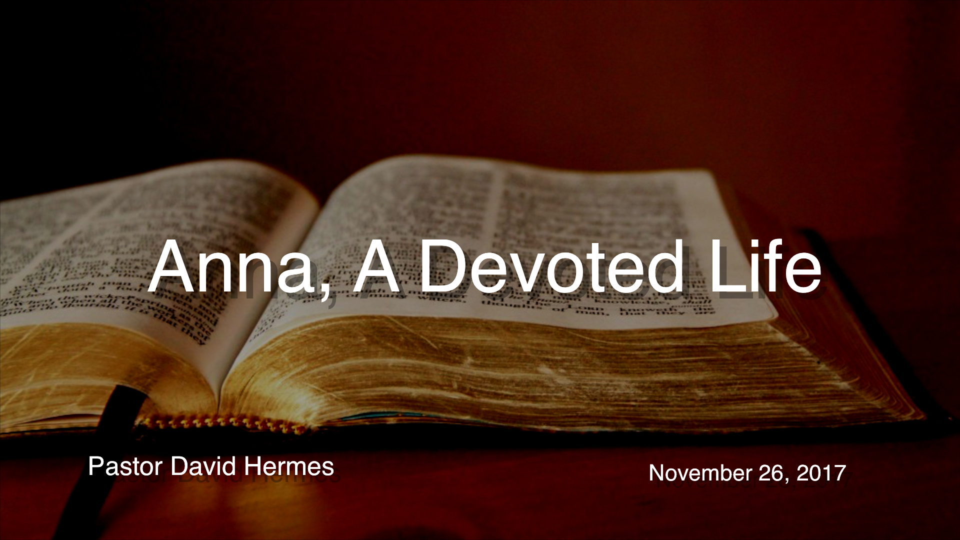 Anna, A Devoted Life episode artwork