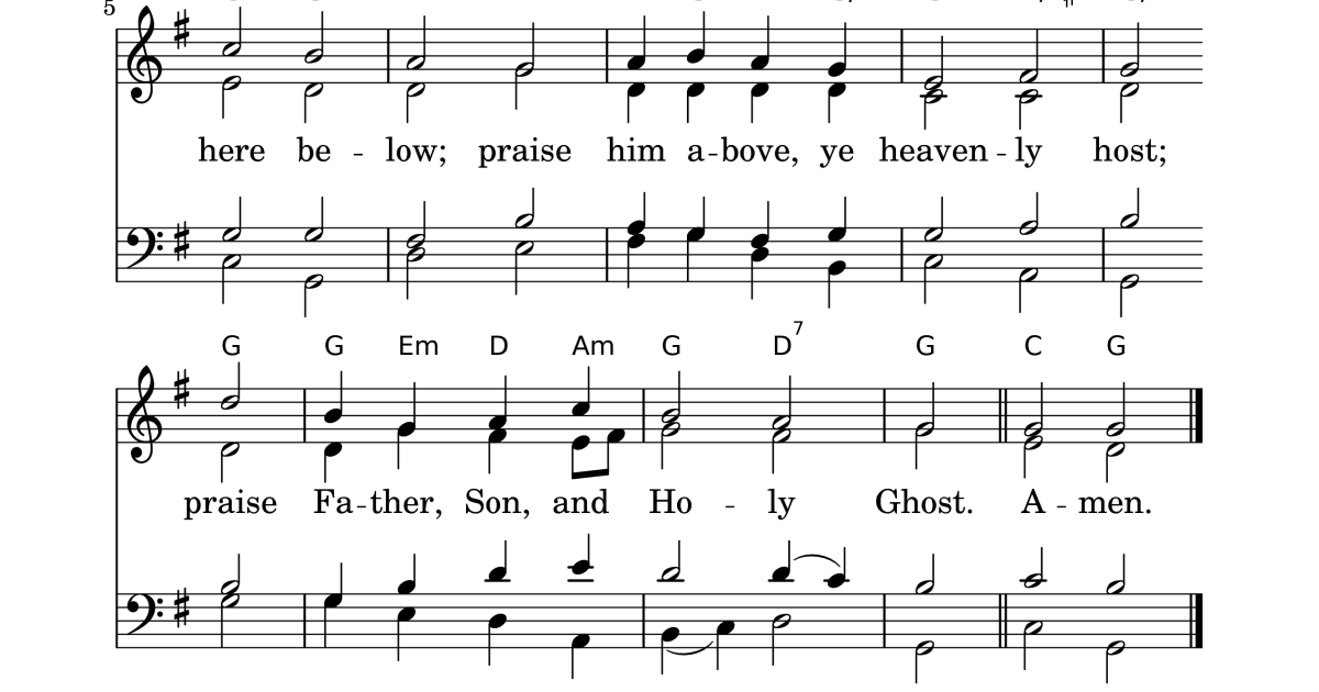 Hymn History: 'Doxology' | Pender Blog | Pender UMC