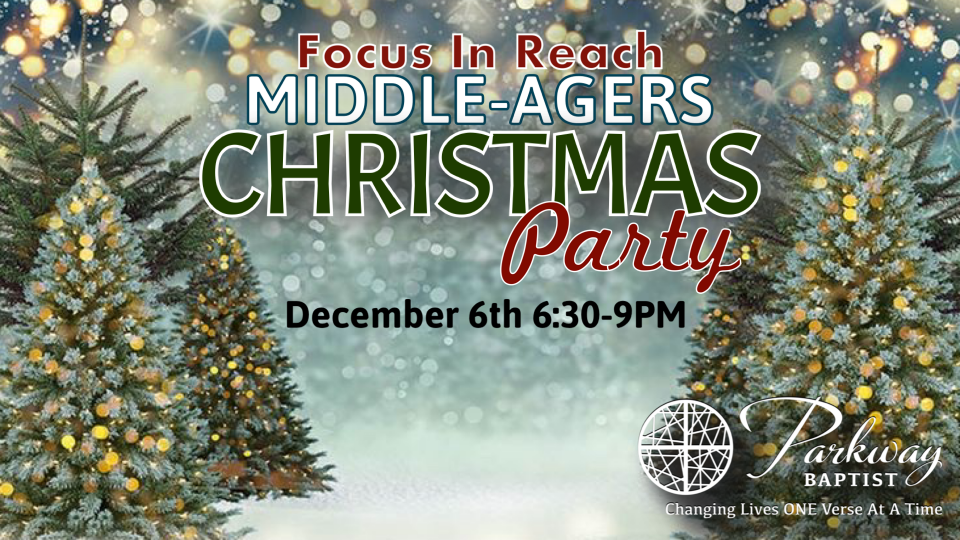 Focus In-Reach Middle Agers Christmas Party