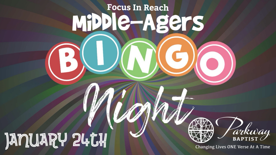 Focus In Reach Middle Agers Bingo Night