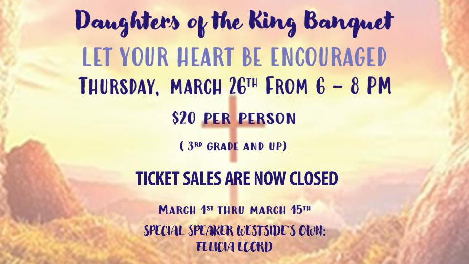 Daughters of the King Banquet 2026