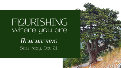 "Remembering" - Sat. October 21, 2023