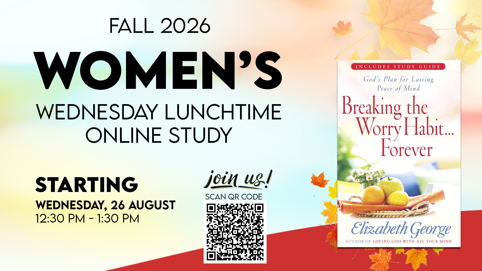 Women's Wednesday Lunchtime Online Study