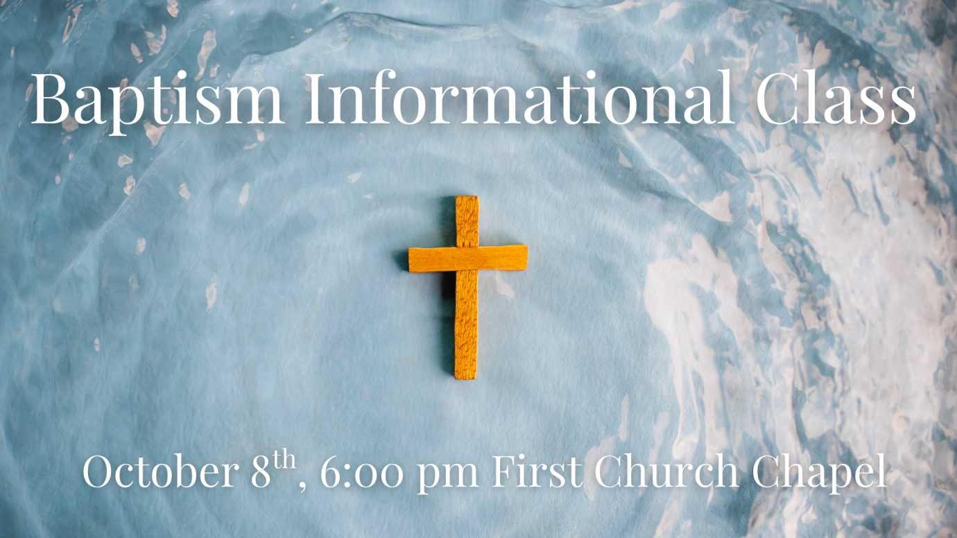 Baptism Class
