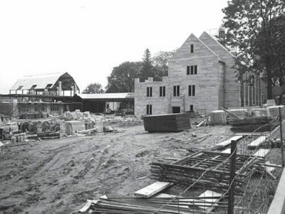 Kirk in the Hills Abbey construction