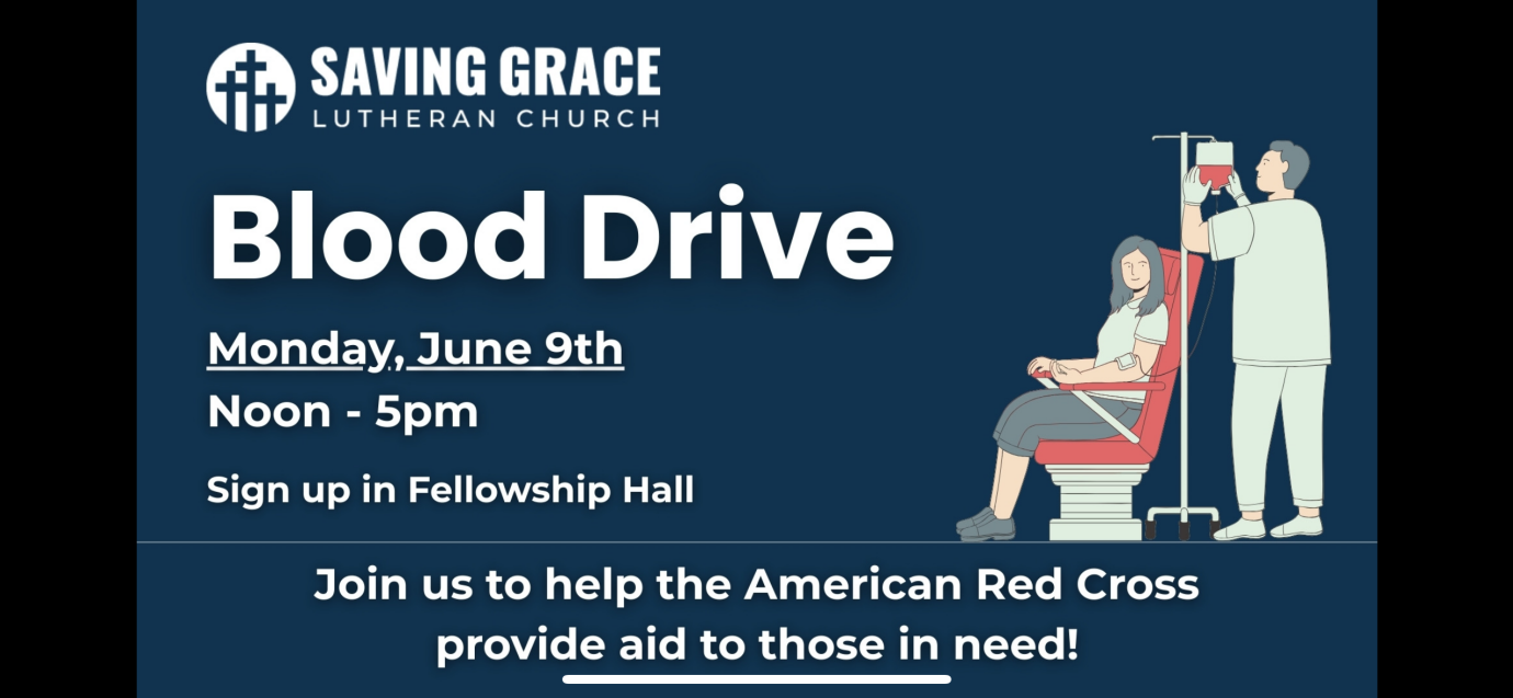 Red Cross Blood Drive at Saving Grace Lutheran Church