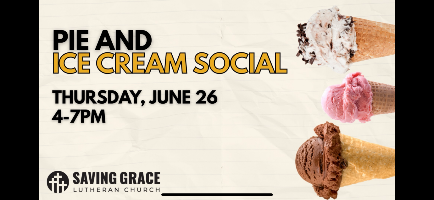 Pie and Ice Cream Social