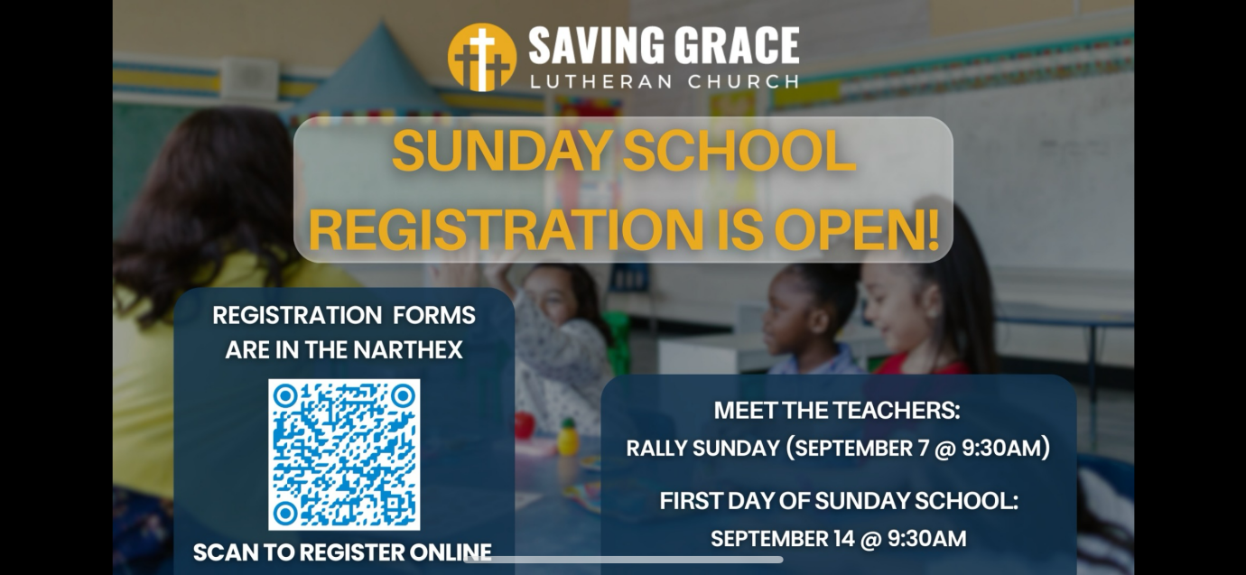 First Day of Sunday School