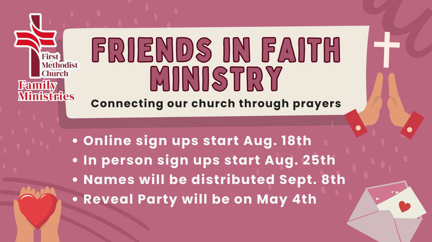 Friends In Faith Ministry Sign Ups