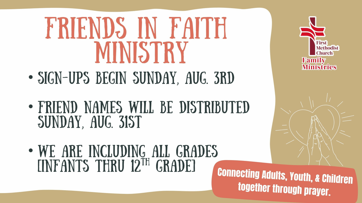 Friends In Faith Ministry 2025-26