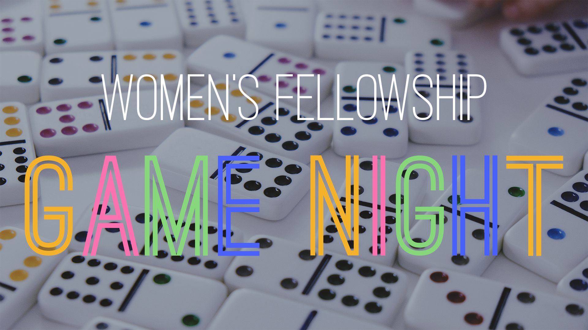 Women's Game Night Fellowship 