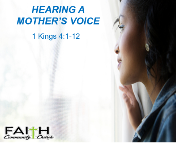 Hearing A Mother's Voice