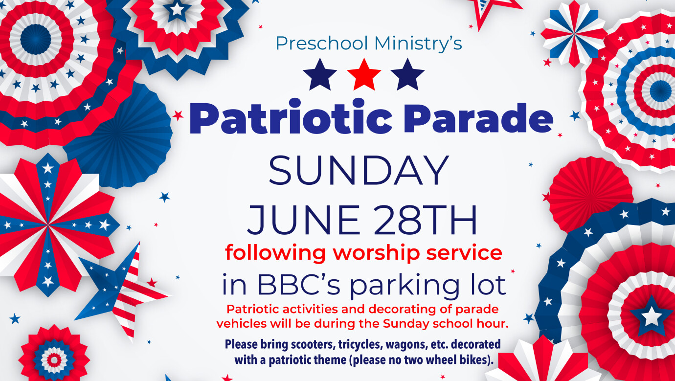 Preschool Patriotic Parade 