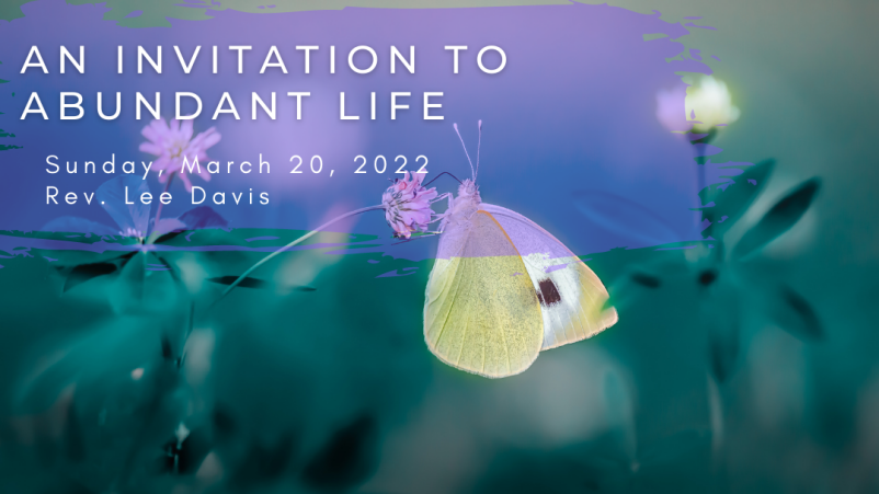 An Invitation to Abundant Life