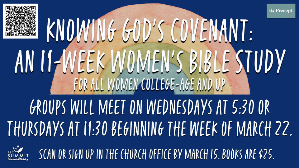 Women's Bible Study: "Covenant"