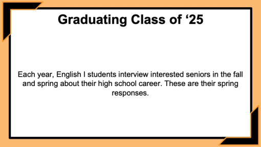 Senior Spotlight 2025