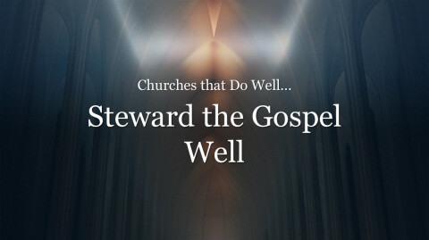 Steward the Gospel Well