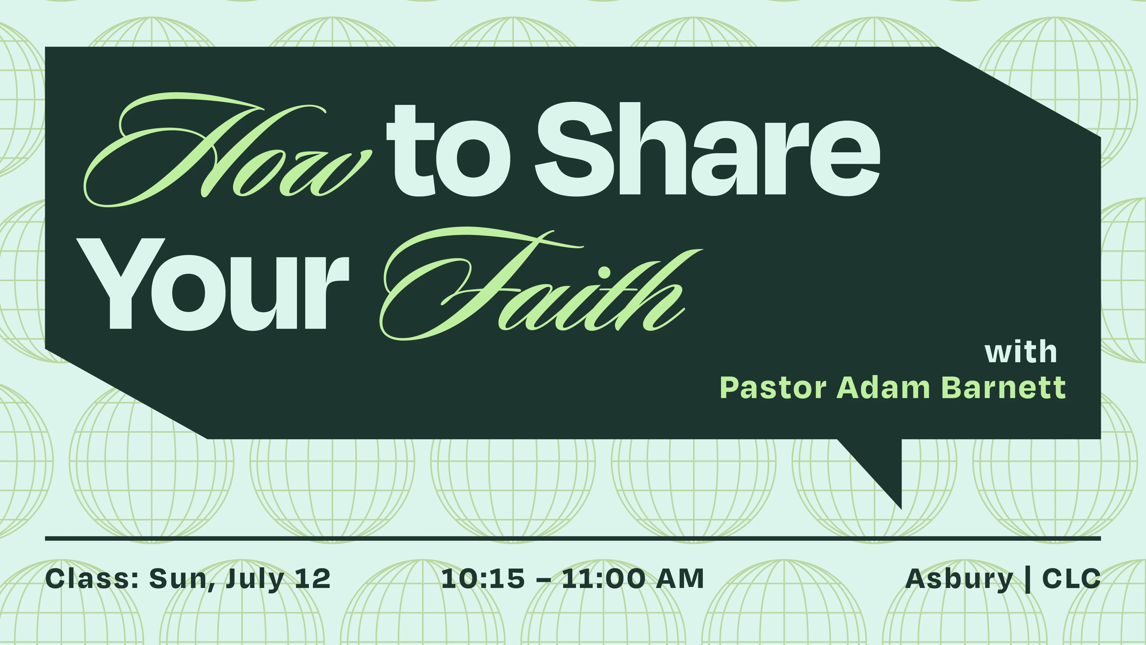 How to Share Your Faith