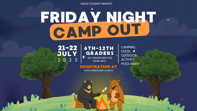 Friday Night Recharge Camp Out