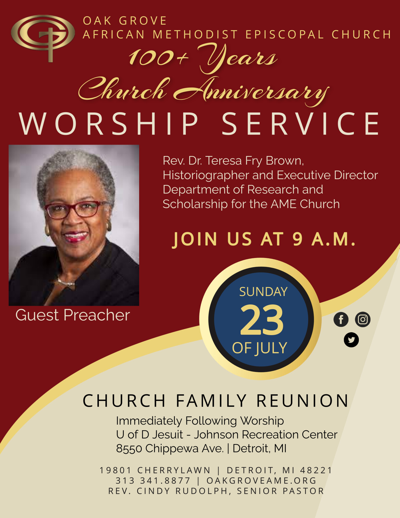 100+ Years Anniversary Worship - Oak Grove Family Reunion
