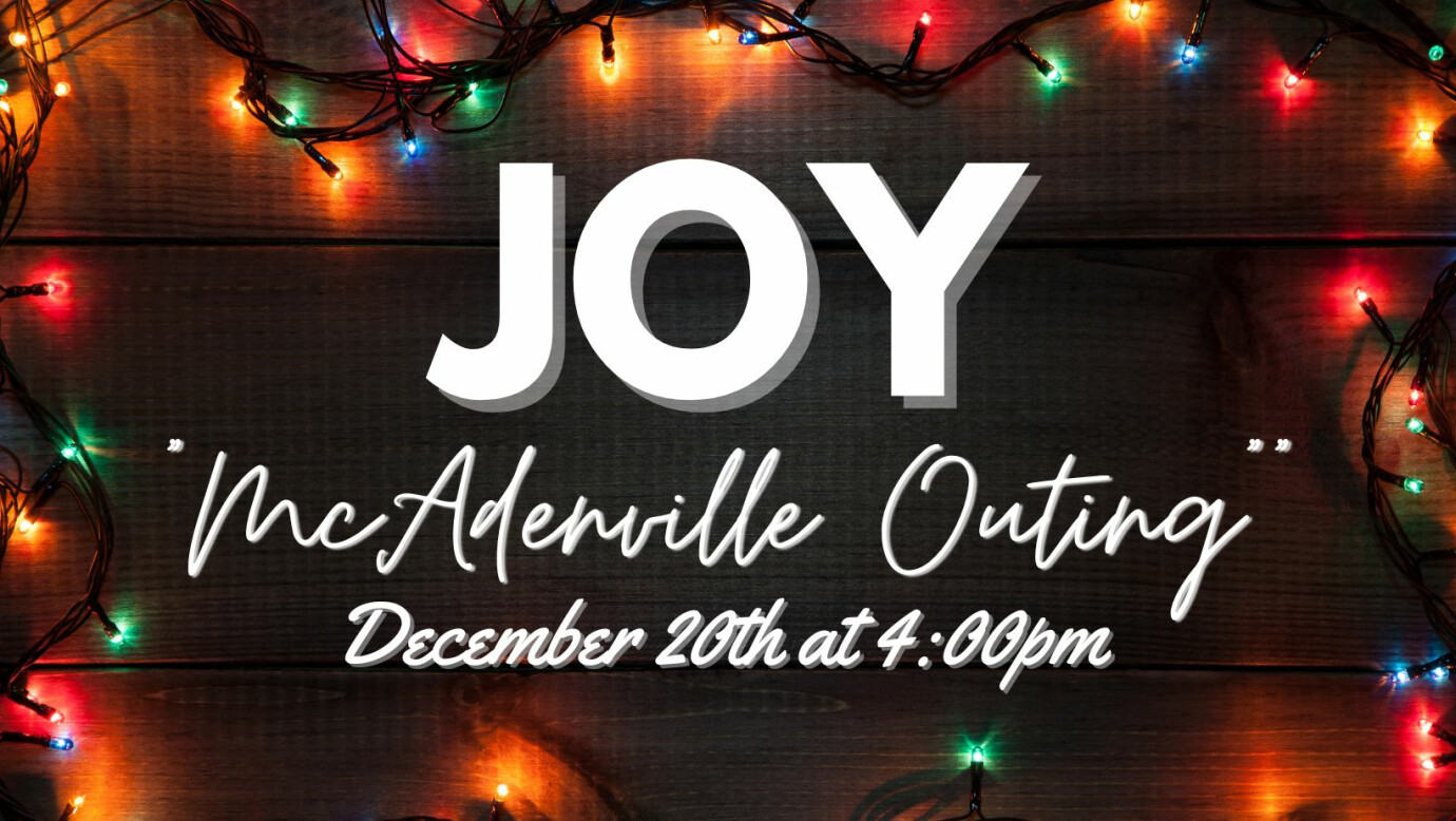JOY - "Just Older Youth"  - McAdenville 