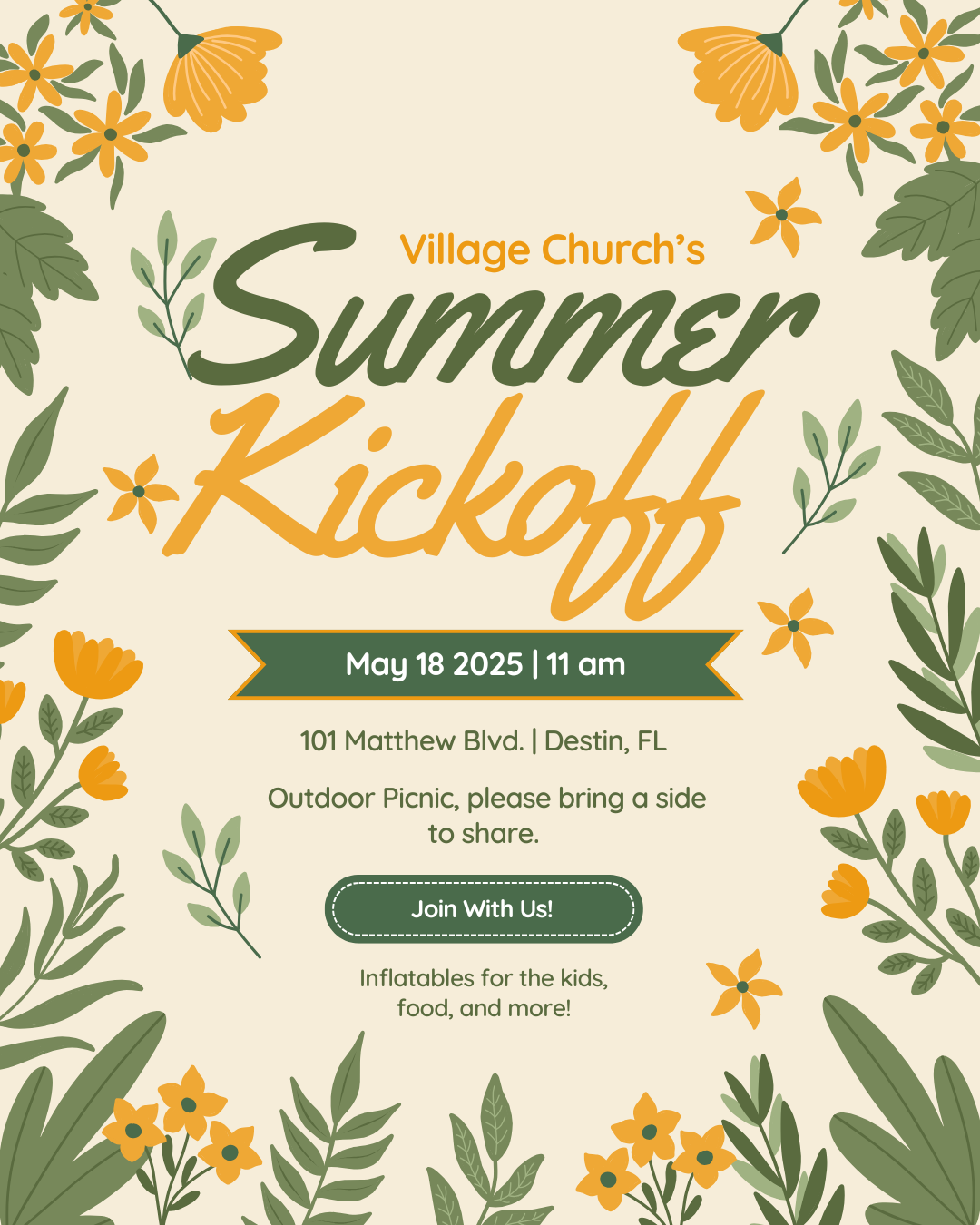 Summer Kickoff: Dinner on the Grounds