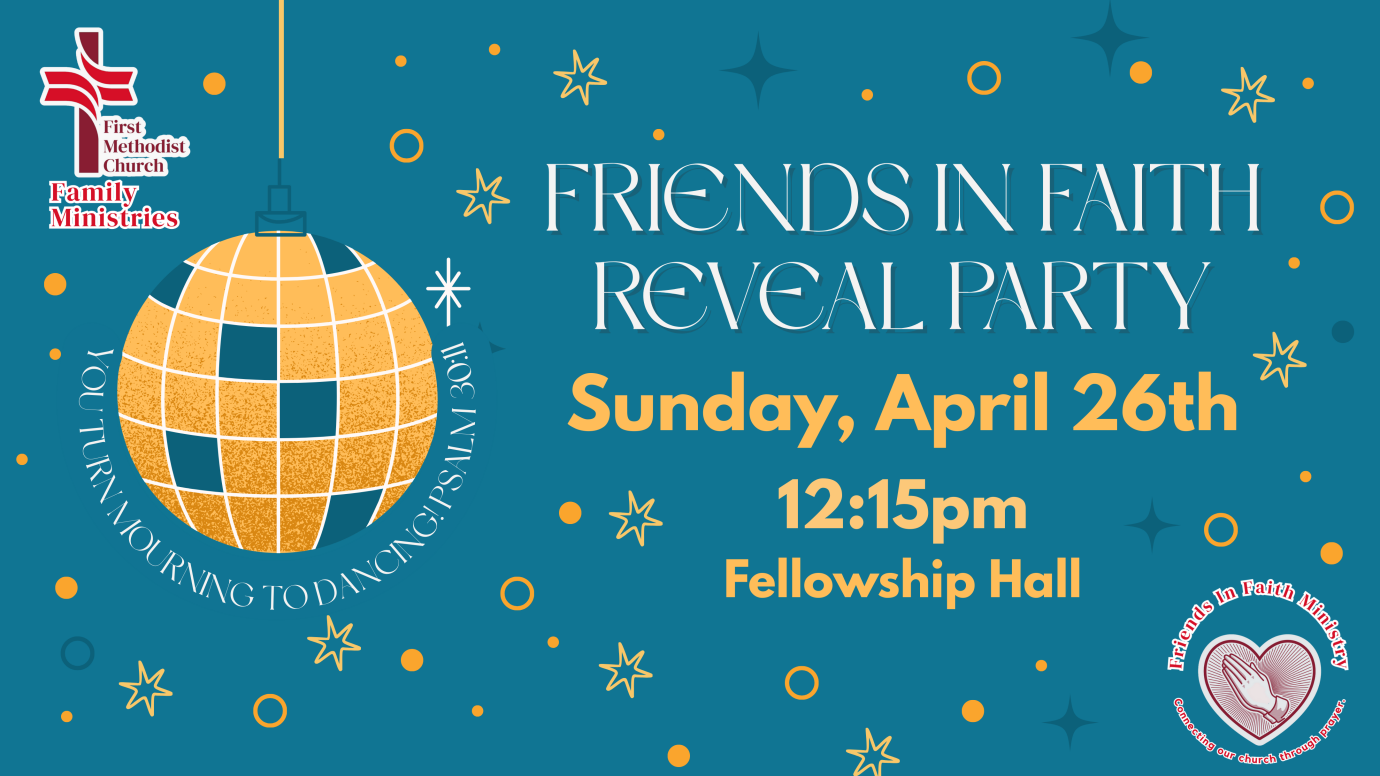Friends In Faith Reveal Party 2026