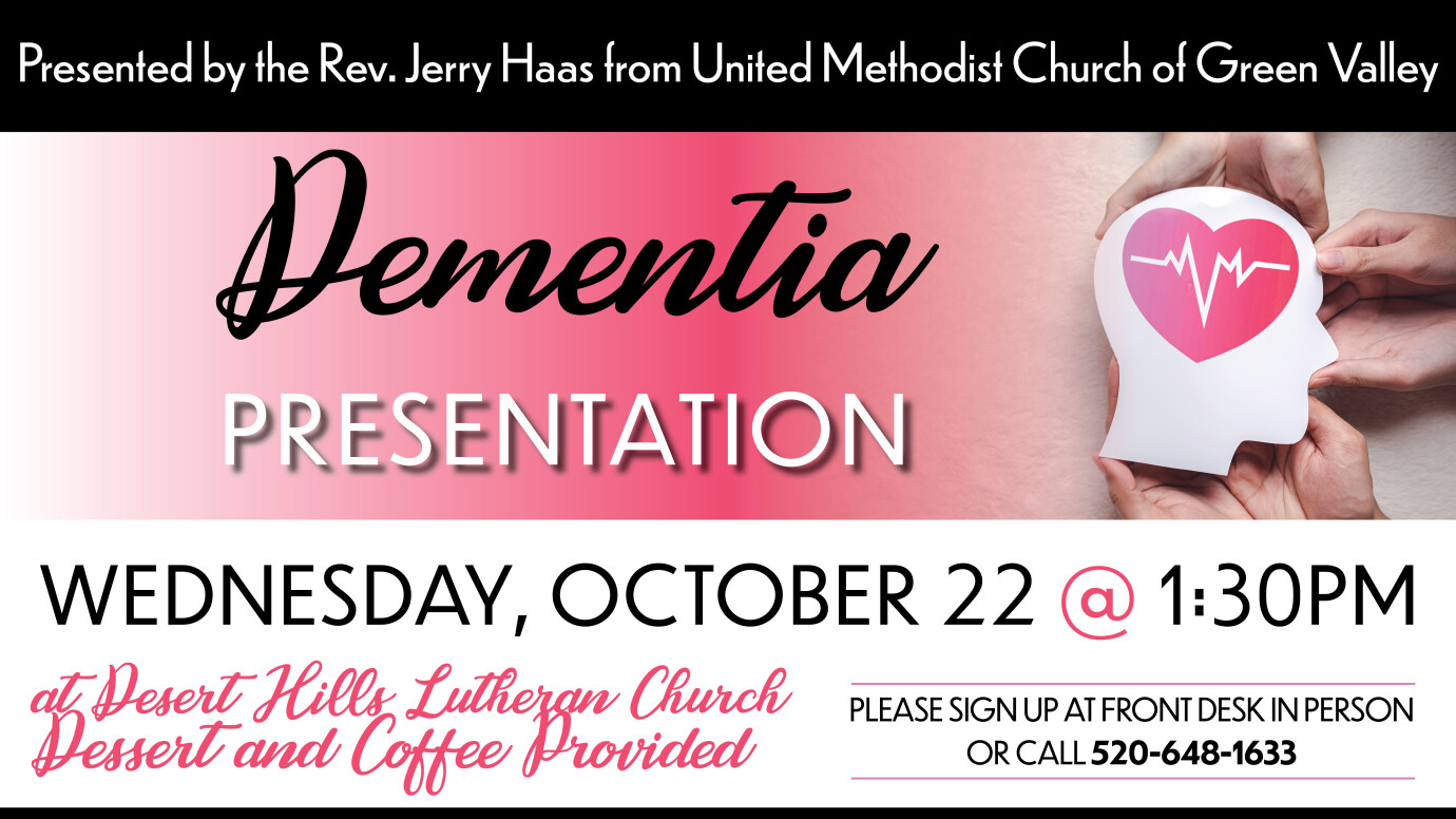 1:30 PM Dementia Presentation