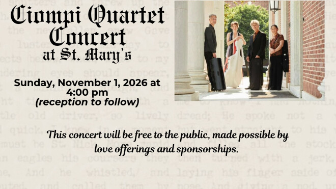 Ciompi Quartet Concert
