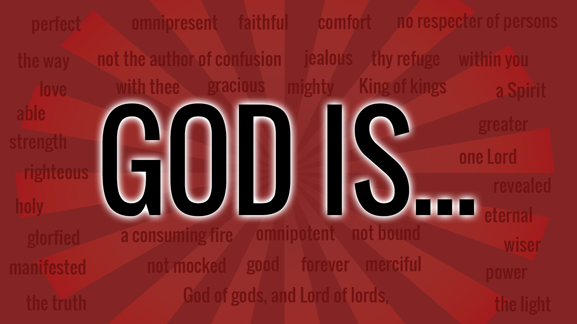 God is Immutable