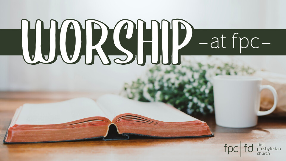 Sunday, January 11, 2026 - Rev. Paul Masters