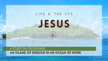 Life and the GPS Jesus