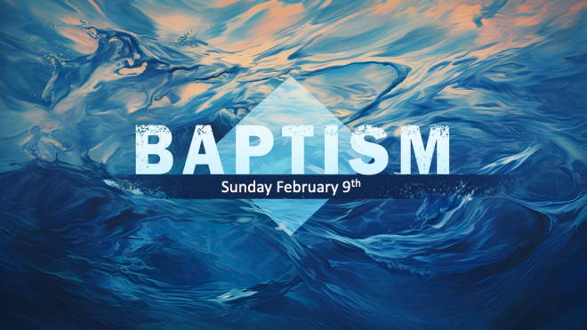 Baptism Sunday