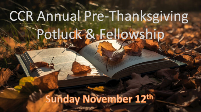 Pre-Thanksgiving Potluck & Fellowship