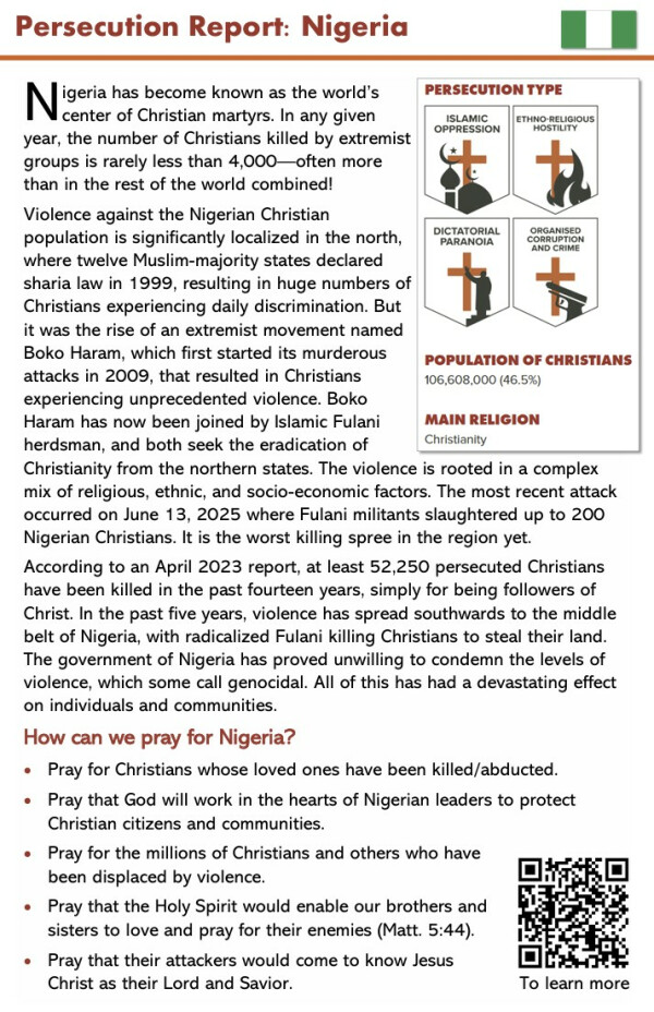 Christians in Nigeria