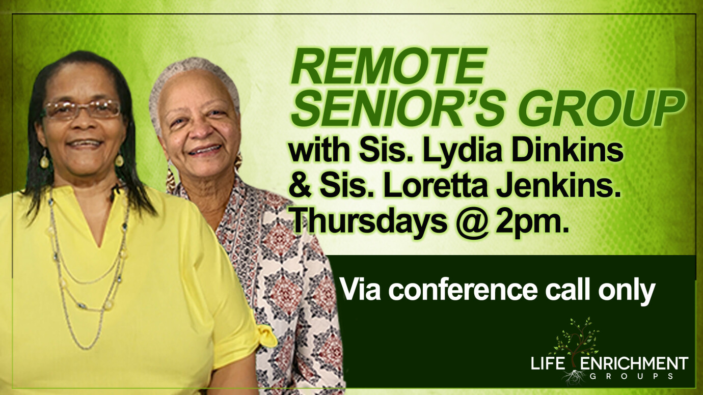 Life Enrichment Groups - Remote Senior's Group
