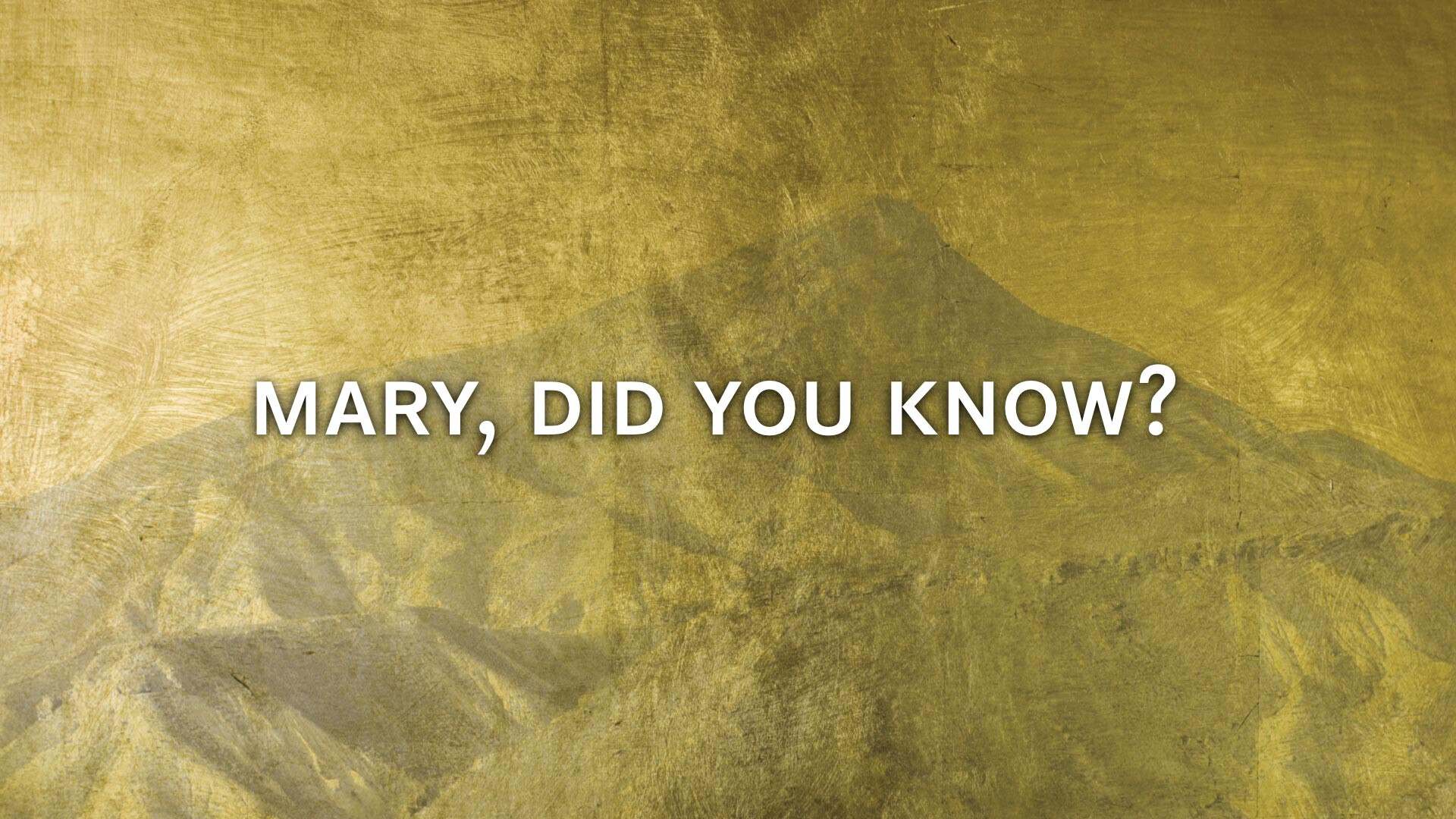 The Path to Bethlehem: Mary, Did You Know? (Audio) episode artwork