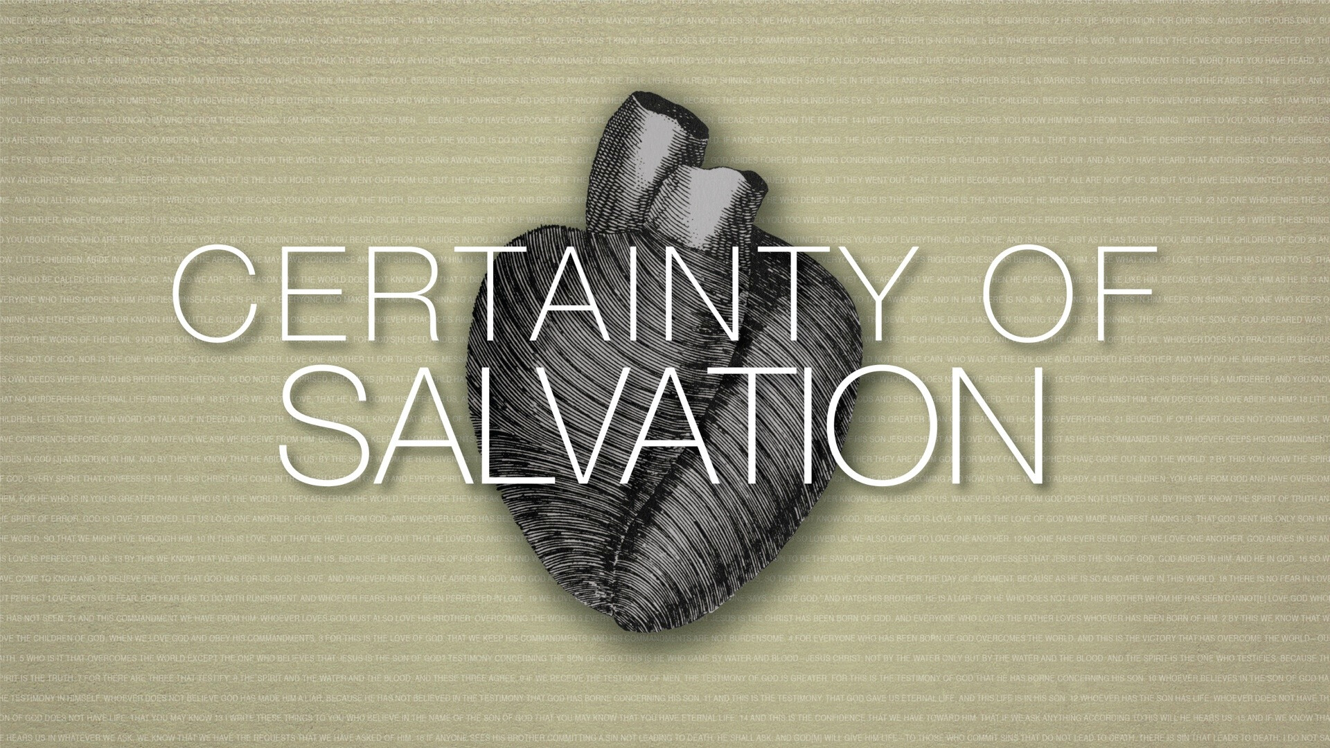 Certainty of Salvation (Audio)