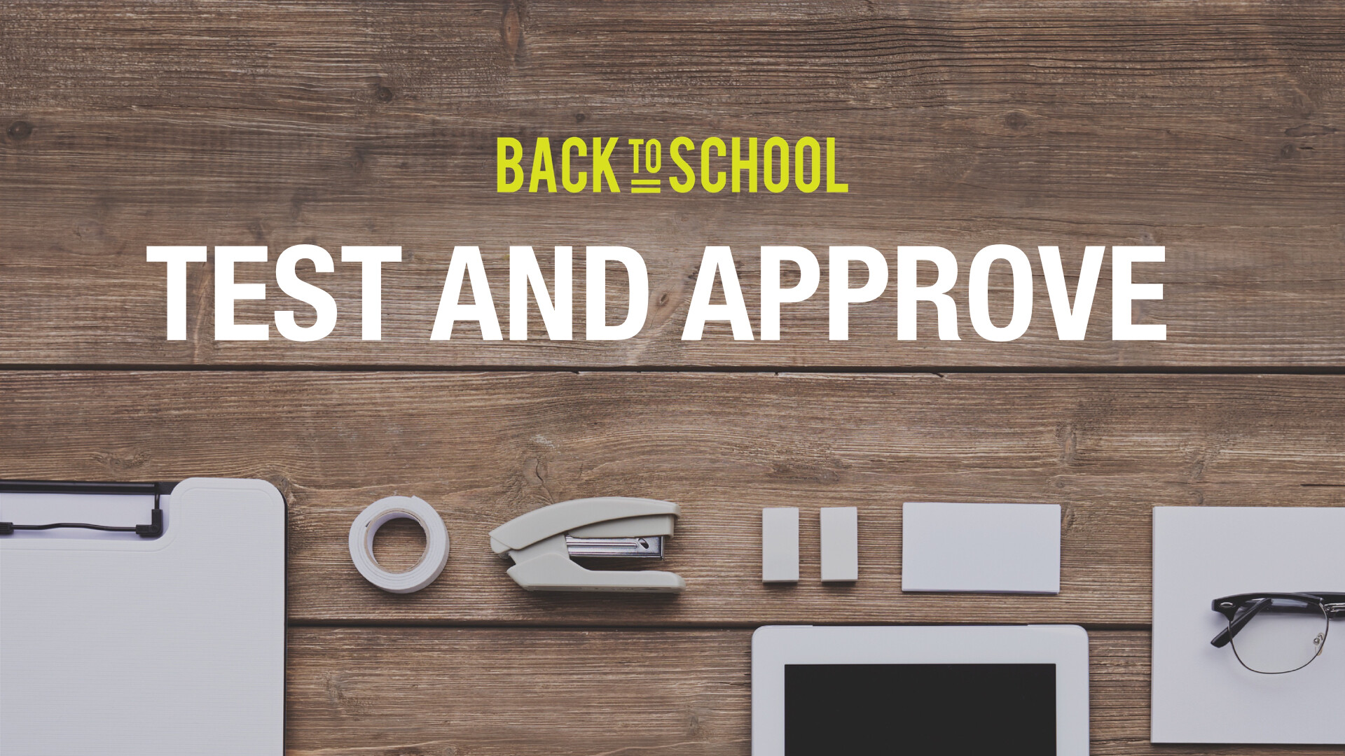 Back to School: Test and Approve (Audio) episode artwork