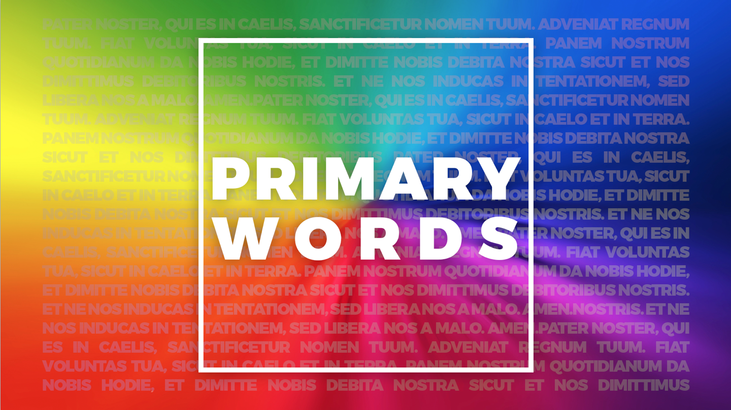 Primary Words (Sterling) episode artwork
