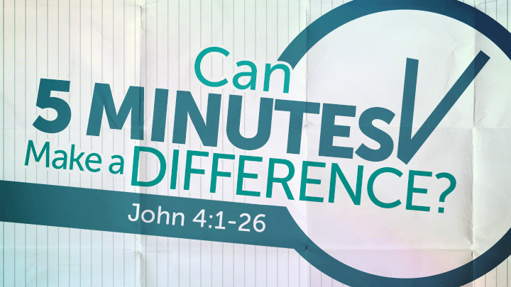 Can Five Minutes Make a Difference? (Audio) episode artwork