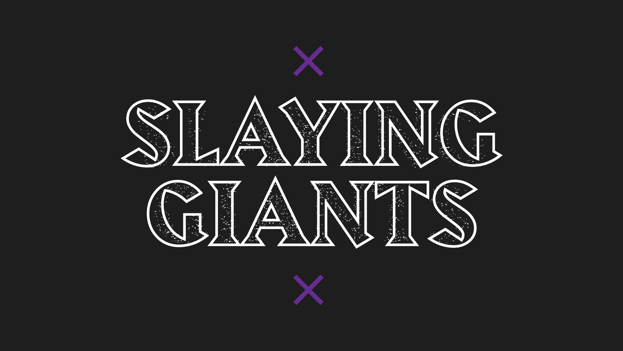 Slaying Giants:  Bitterness