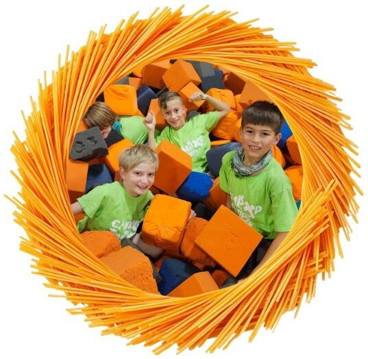 camp xp campers on a field trip