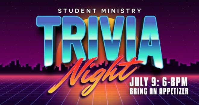 Student Ministry - Trivia Night