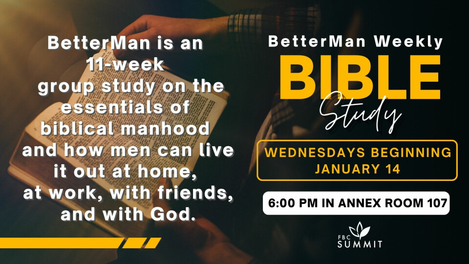 BetterMan Bible Study